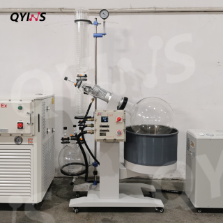 無油真空閥數(shù)顯溫度及轉(zhuǎn)速防爆電動旋轉(zhuǎn)蒸發(fā)儀20L、50L、100L