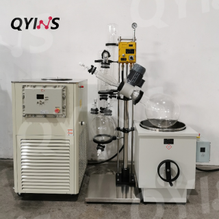 蒸發(fā)溶劑雙冷凝防爆手動旋轉(zhuǎn)蒸發(fā)儀20L、50L、100L